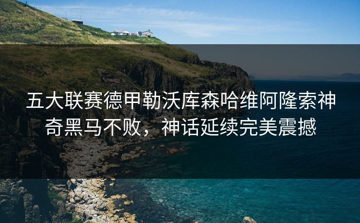 五大联赛德甲勒沃库森哈维阿隆索神奇黑马不败，神话延续完美震撼